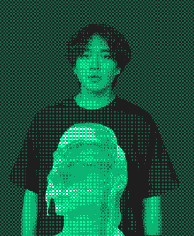 Gentaro Kawada dithered portrait