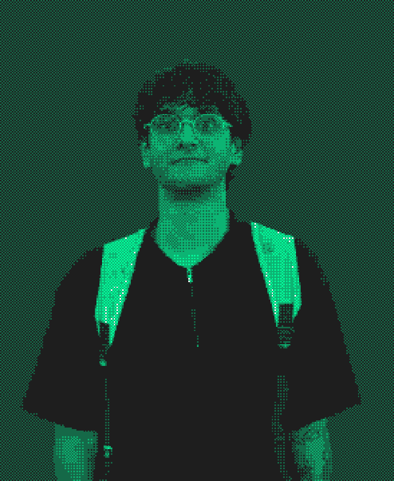Kunal Savita dithered portrait
